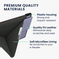 kwmobile Schutzhülle für Pocketbook InkPad 3 / 3 Pro / Color / Vivlio InkPad 3 Hülle - Kunstleder Case - eReader Klapphülle mit Auto Sleep Funktion - Cover mit Ständer