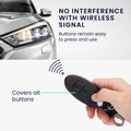 kwmobile Autoschlüssel Hülle kompatibel mit Nissan 3-Tasten Autoschlüssel Kunstleder Schutzhülle Schlüsselhülle Don't touch my Key