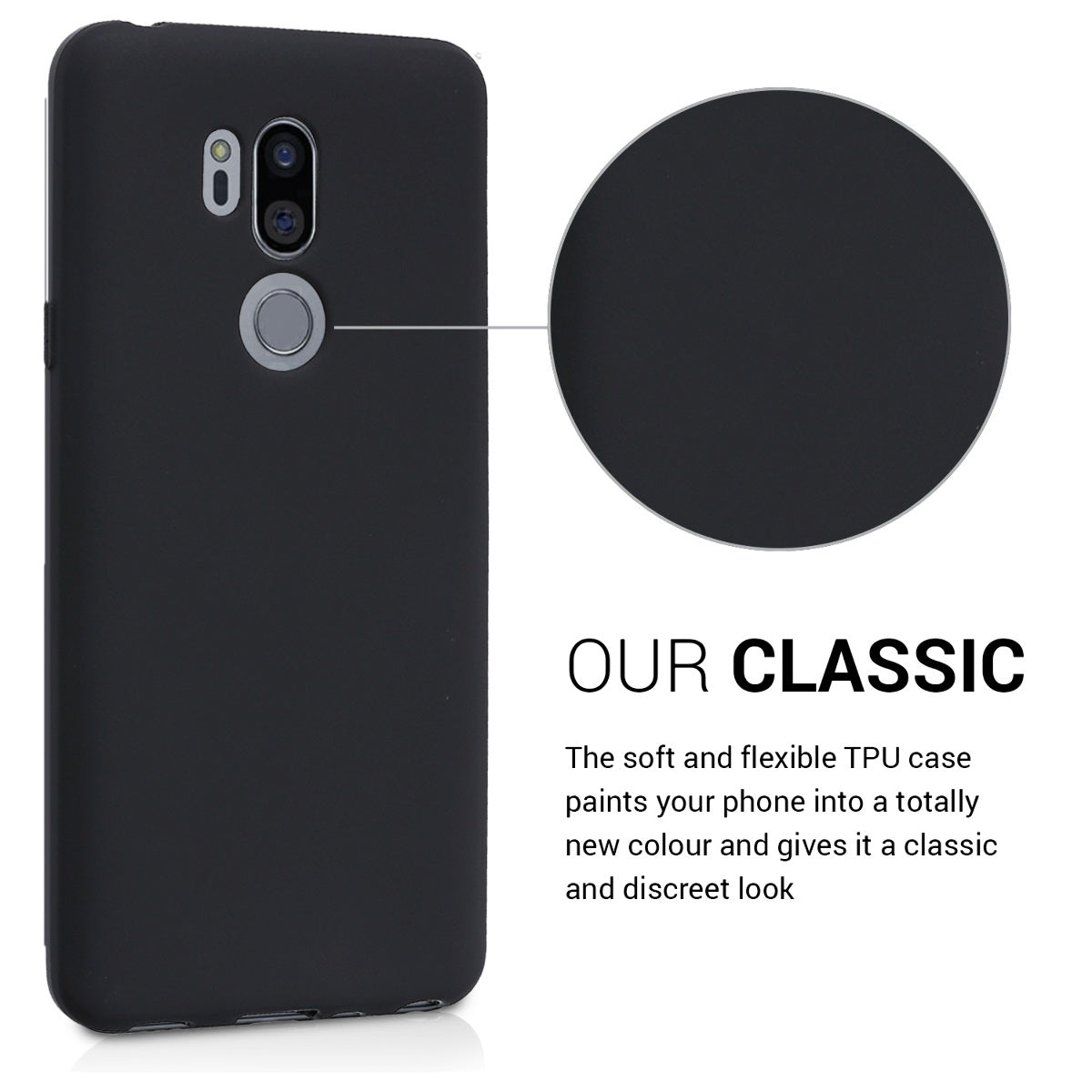 kwmobile Handyhülle für LG G7 ThinQ / Fit / One Hülle - Kabelloses Laden - Schutzhülle Cover