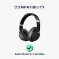 kwmobile Ohr Polster für Beats Studio 2 / 3 Wireless Kopfhörer Ersatzteile Over Ear Headphones