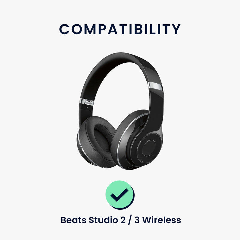 kwmobile Ohr Polster für Beats Studio 2 / 3 Wireless Kopfhörer Ersatzteile Over Ear Headphones