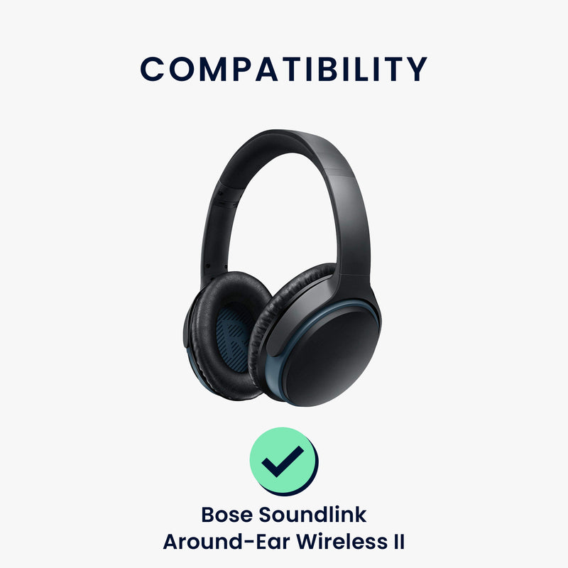 kwmobile Ohr Polster für Bose Soundlink Around-Ear Wireless II Ohrpolster Ersatz Ohrpolster Kopfhörer Ersatzteile Kopfhörer Ersatzpolster Over Ear Headphones