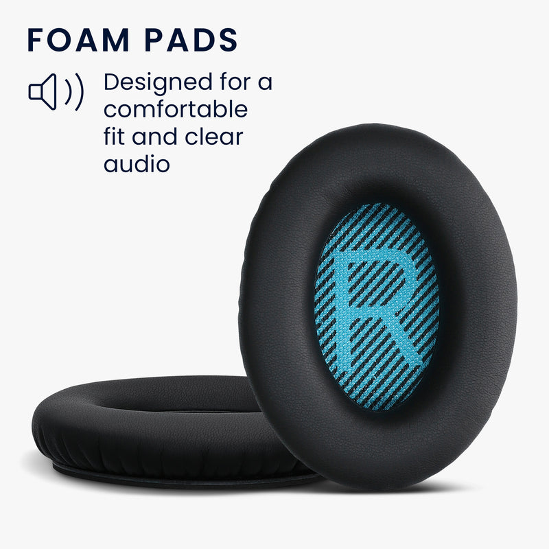 kwmobile Ohr Polster für Bose Soundlink Around-Ear Wireless II Ohrpolster Ersatz Ohrpolster Kopfhörer Ersatzteile Kopfhörer Ersatzpolster Over Ear Headphones