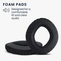 kwmobile Ohr Polster für Sennheiser PX360 / MM550-X / MM450-X Ohrpolster Ersatzteile Kopfhörer Ersatzpolster Over Ear Headphones