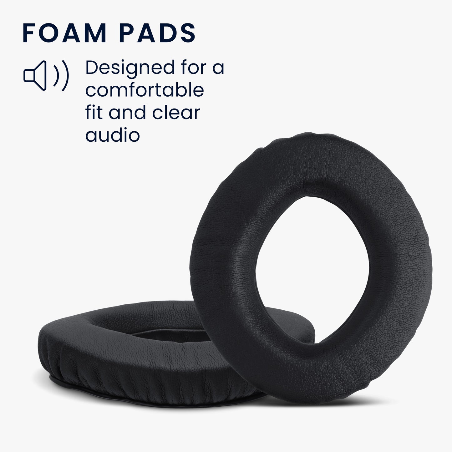 kwmobile Ohr Polster für Sennheiser PX360 / MM550-X / MM450-X Ohrpolster Ersatzteile Kopfhörer Ersatzpolster Over Ear Headphones