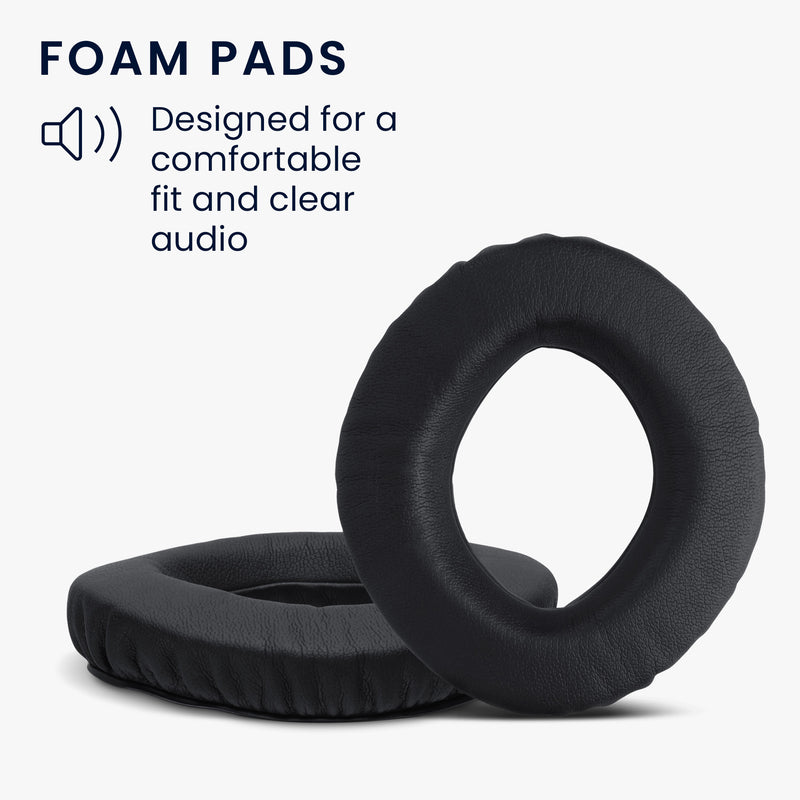 kwmobile Ohr Polster für Sennheiser PX360 / MM550-X / MM450-X Ohrpolster Ersatzteile Kopfhörer Ersatzpolster Over Ear Headphones