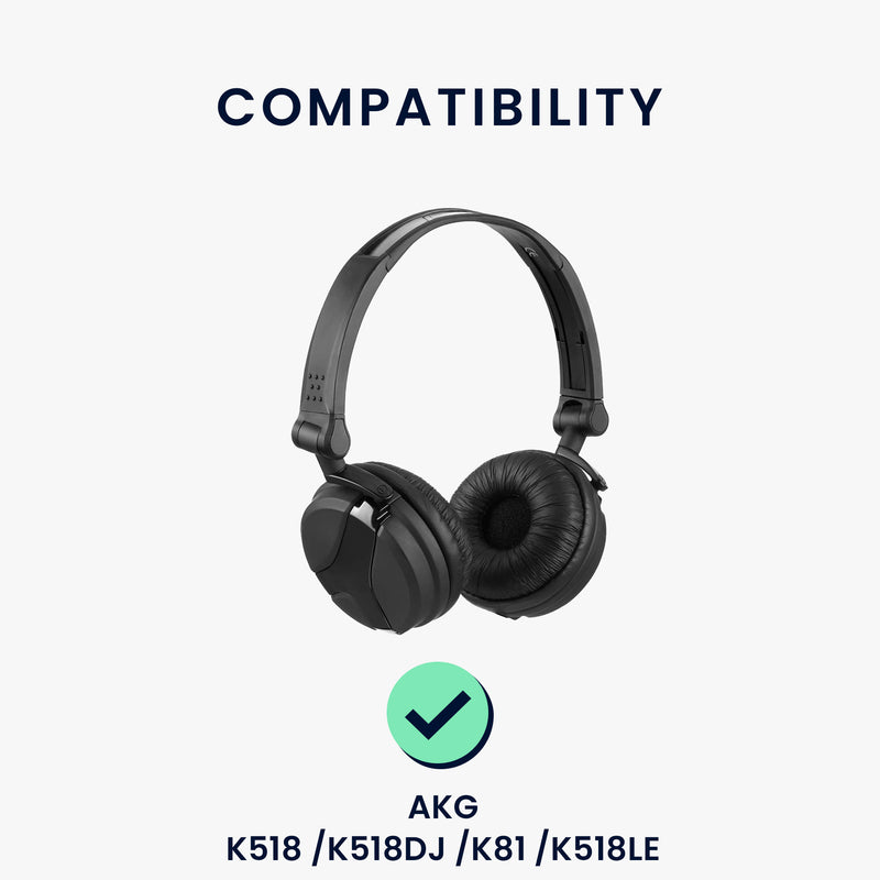 2x Ohrpolster für AKG K518 /K518DJ /K81 /K518LE