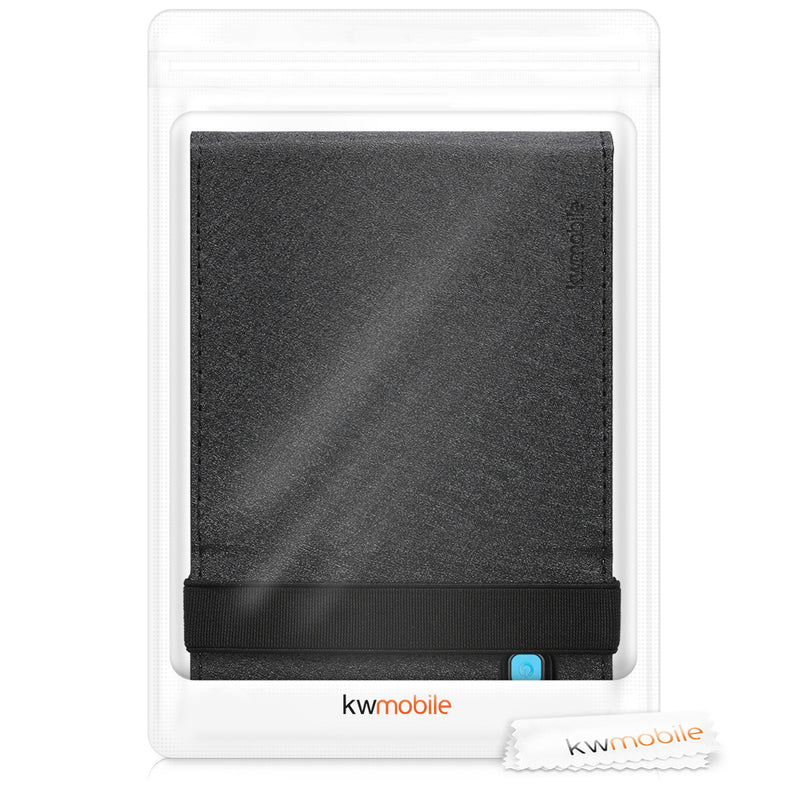 kwmobile Schutzhülle kompatibel mit Kobo Aura Edition 2 - Hülle e-Reader mit Schlaufe Ständer