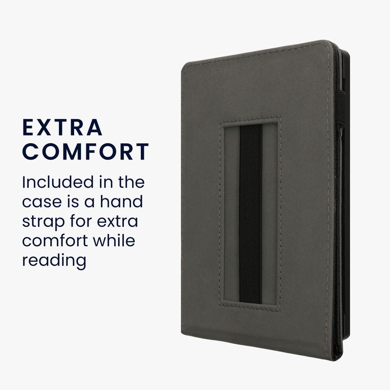 kwmobile Schutzhülle kompatibel mit Kobo Aura H2O Edition 2 - Hülle e-Reader mit Schlaufe Ständer