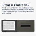 kwmobile Schutzhülle kompatibel mit Kobo Aura H2O Edition 2 - Hülle e-Reader mit Schlaufe Ständer