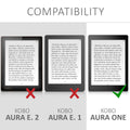 kwmobile Schutzhülle kompatibel mit Kobo Aura ONE e-Reader mit Schlaufe Ständer