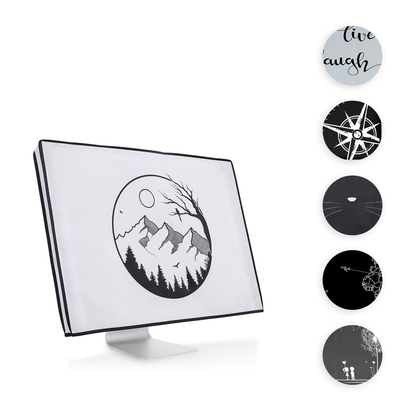 kwmobile 27-28" Monitor Hülle - PC Bildschirm Schutzhülle für 27-28" Monitor - Computer Cover Case Gelb  [dsg99]
