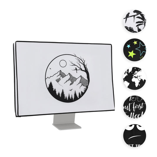 kwmobile 31-32" Monitor Hülle - PC Bildschirm Schutzhülle für 31-32" Monitor - Computer Cover Case Gelb  [dsg98]