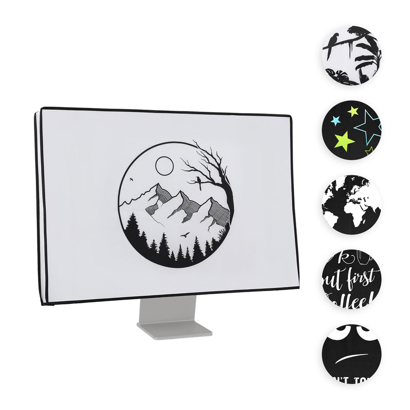 kwmobile 31-32" Monitor Hülle - PC Bildschirm Schutzhülle für 31-32" Monitor - Computer Cover Case Gelb  [dsg98]