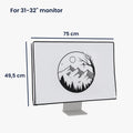 Bildschirm Hülle für 31-32" Monitor