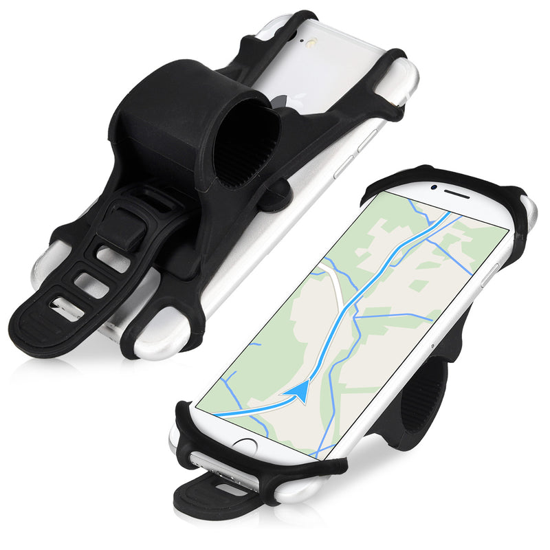 kwmobile Handy Fahrrad Halterung Universal Halterung Fahrradhalterung Handyhalterung für alle Fahrradlenker
