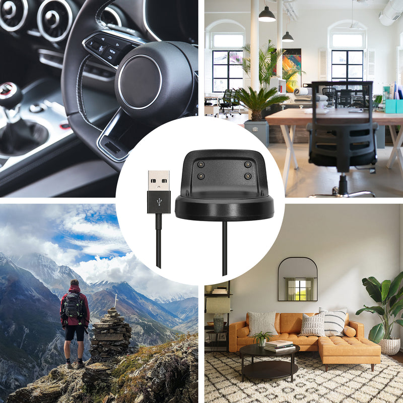 kwmobile USB Kabel Charger kompatibel mit Samsung Gear Fit2 / Gear Fit 2 Pro Ladekabel Smart Watch Ersatzkabel Fitnesstracker Aufladekabel