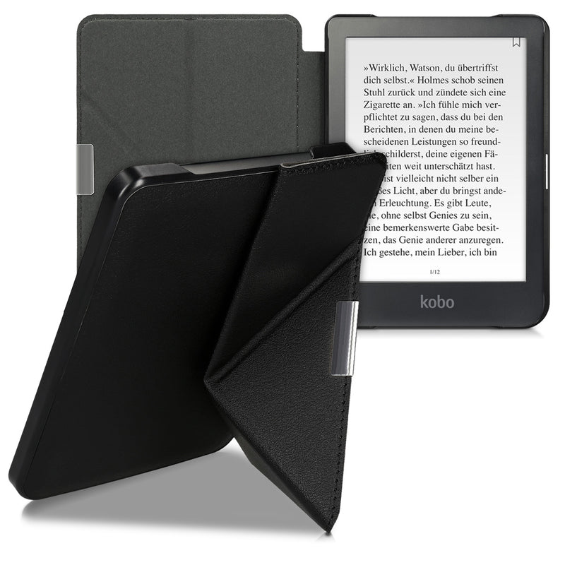 kwmobile Schutzhülle für Kobo Clara HD Hülle Case eReader Klapphülle mit Auto Sleep Funktion Cover mit Ständer