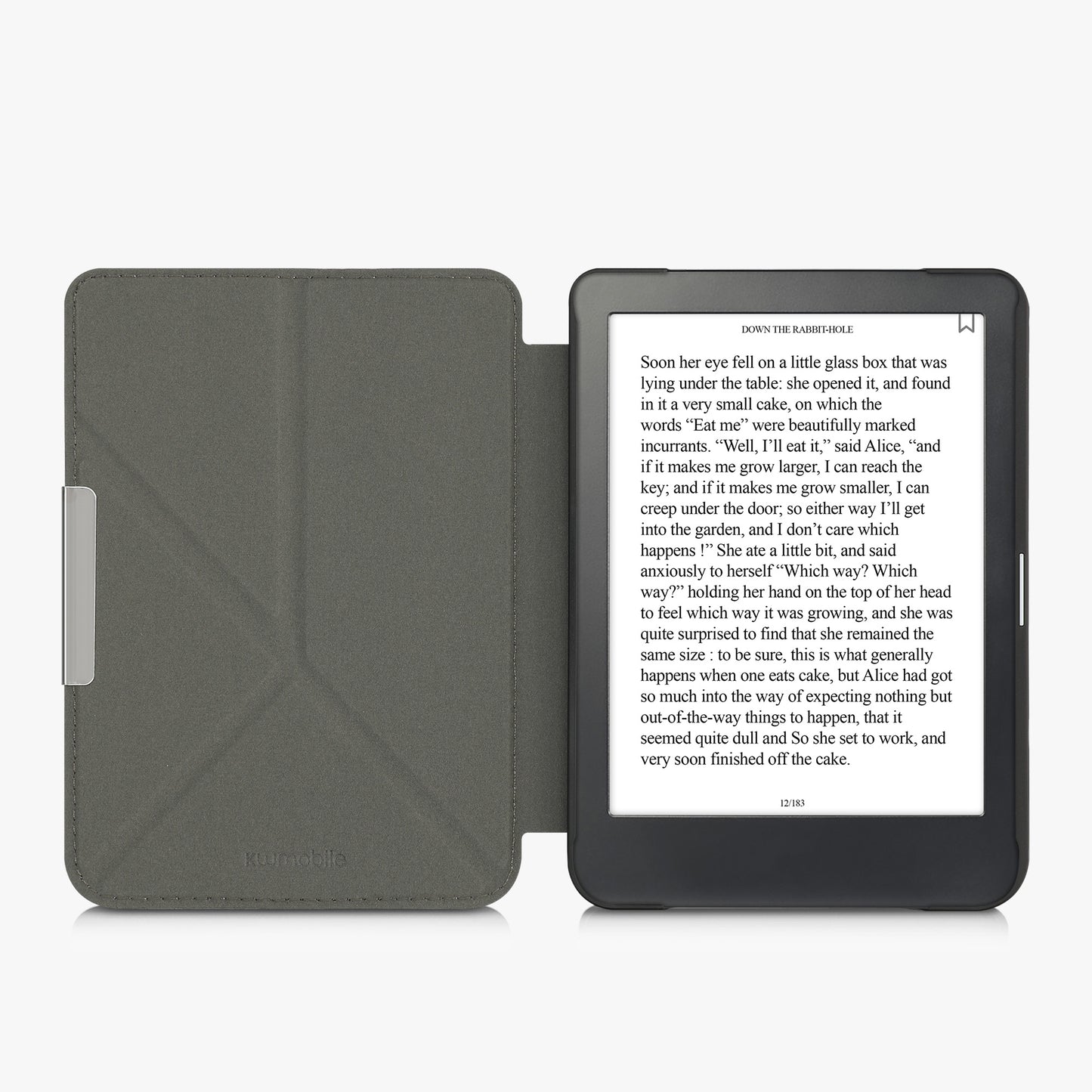 kwmobile Schutzhülle für Kobo Clara HD Hülle Case eReader Klapphülle mit Auto Sleep Funktion Cover mit Ständer