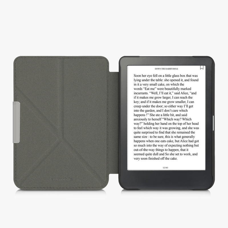 kwmobile Schutzhülle für Kobo Clara HD Hülle Case eReader Klapphülle mit Auto Sleep Funktion Cover mit Ständer
