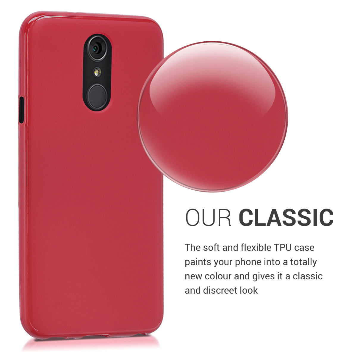 kwmobile Handyhülle für LG Q7 / Q7+ / Q7a (Alpha) Hülle - Kabelloses Laden - Schutzhülle Cover