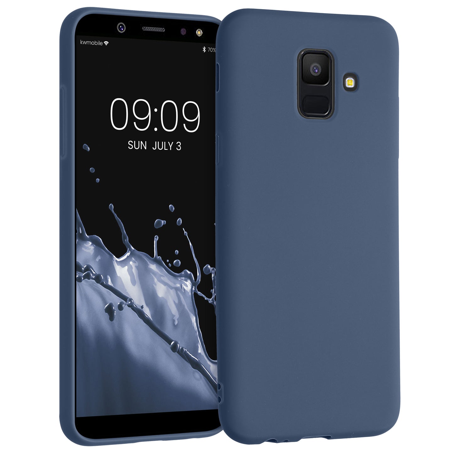 kwmobile Handyhülle für Samsung Galaxy A6 (2018) - Kabelloses Laden - Schutzhülle Cover