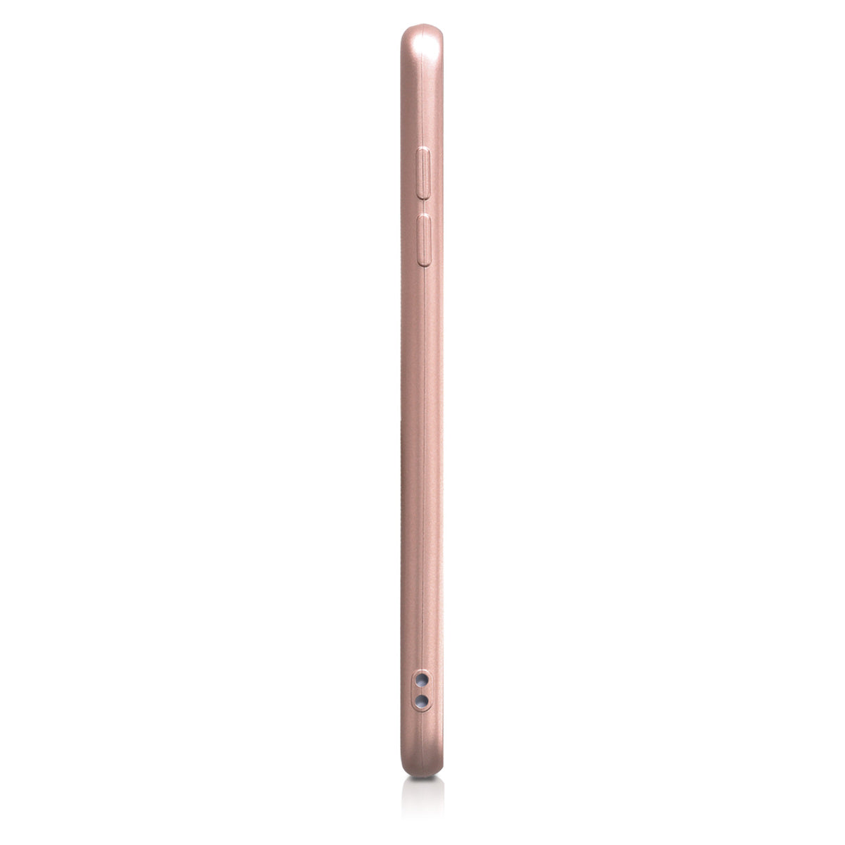 kwmobile Handyhülle für Samsung Galaxy A6+/A6 Plus (2018) Hülle - Silikon Case metallisch schimmernd - Schutzhülle Cover