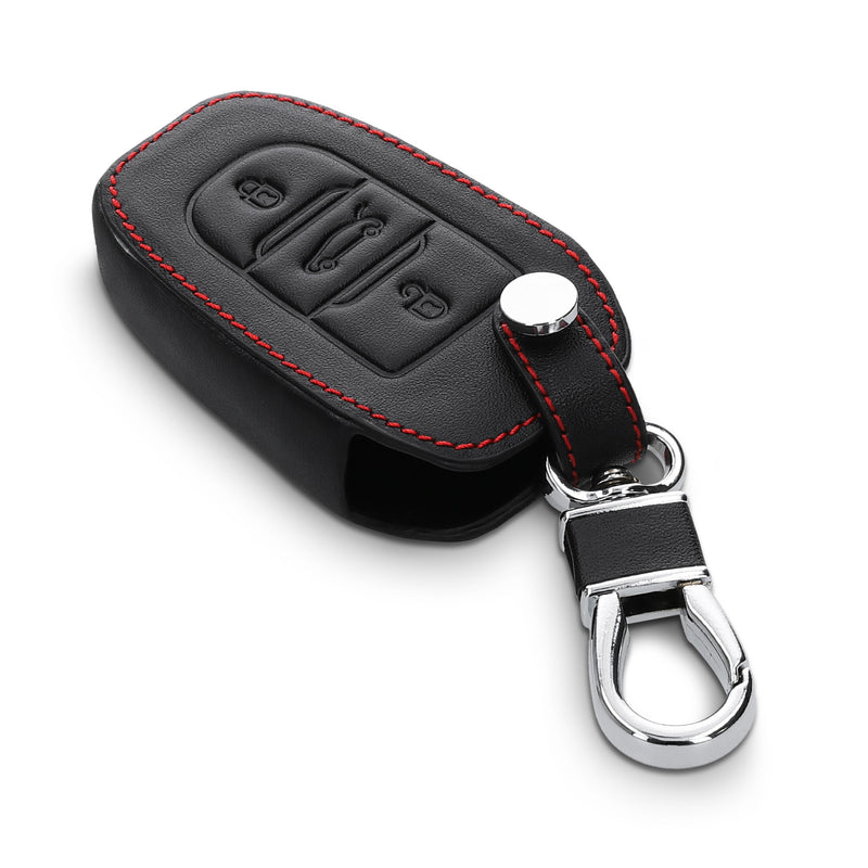 kwmobile Autoschlüssel Hülle kompatibel mit Peugeot Citroen 3-Tasten Smartkey Autoschlüssel (nur Keyless Go)