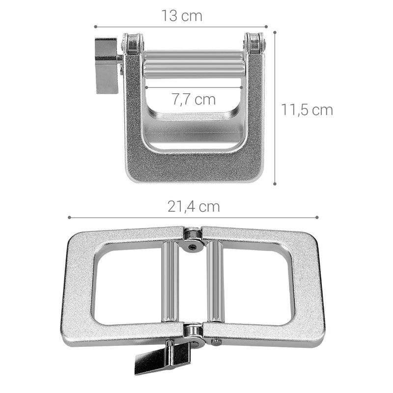 kwmobile Tubenquetscher Zahnpastaspender aus Metall Tubenausdrücker Tubenpresse Tubenquetscher für Alle Tubenhalter Tube Squeezer Tubenaufroller Toothpaste Squeezer