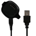 kwmobile USB Kabel Charger kompatibel mit Garmin Forerunner 10 / 15 Ladekabel - Smart Watch Ersatzkabel - Fitnesstracker Aufladekabel in Schwarz Schwarz  