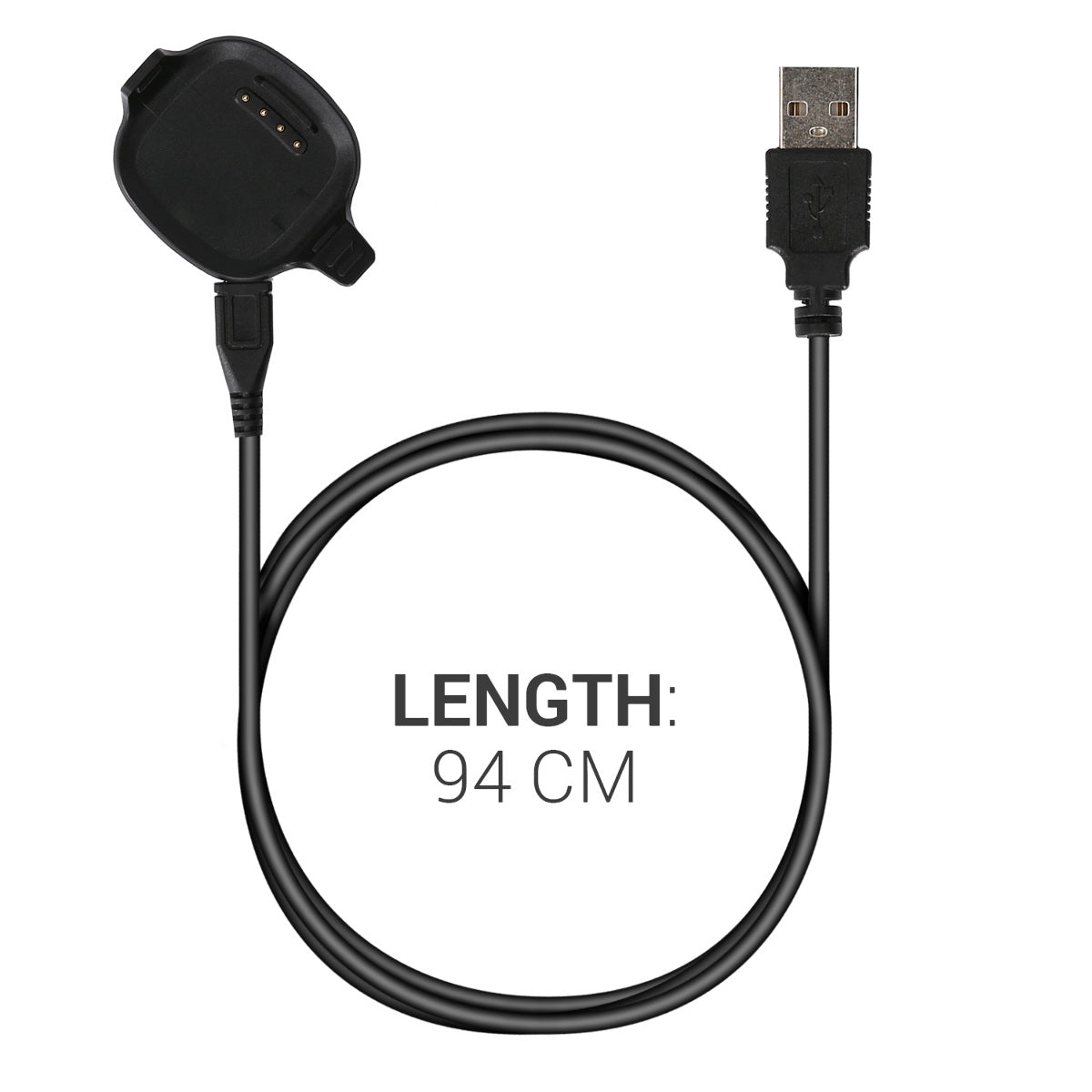 kwmobile USB Kabel Charger kompatibel mit Garmin Forerunner 10 / 15 Ladekabel Smart Watch Ersatzkabel Fitnesstracker Aufladekabel