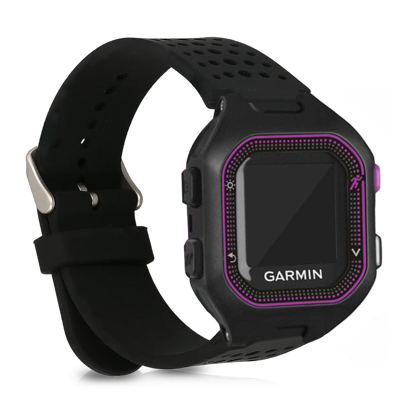 kwmobile Silikon Uhrenarmband für Garmin Forerunner 25 Armband Ersatzarmband für Fitnesstracker Wechselarmband Smartwatch