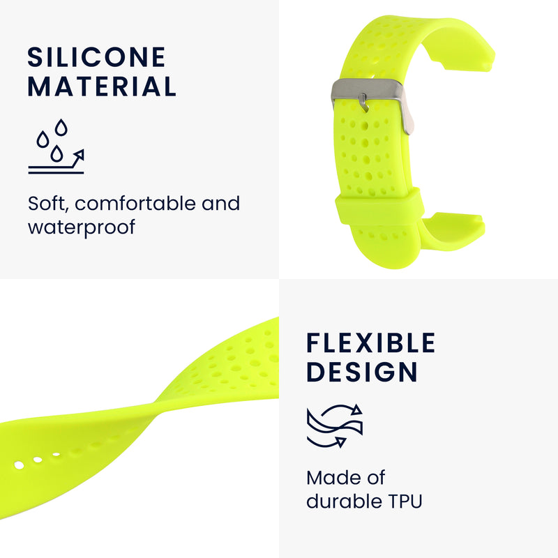 kwmobile Silikon Uhrenarmband für Garmin Forerunner 25 Armband Ersatzarmband für Fitnesstracker Wechselarmband Smartwatch