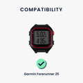 kwmobile Silikon Uhrenarmband für Garmin Forerunner 25 Armband Ersatzarmband für Fitnesstracker Wechselarmband Smartwatch