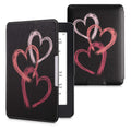 kwmobile Schutzhülle für Amazon Kindle Paperwhite Hülle - eReader Flip Case mit Auto Sleep Funktion - Mond Schwarz