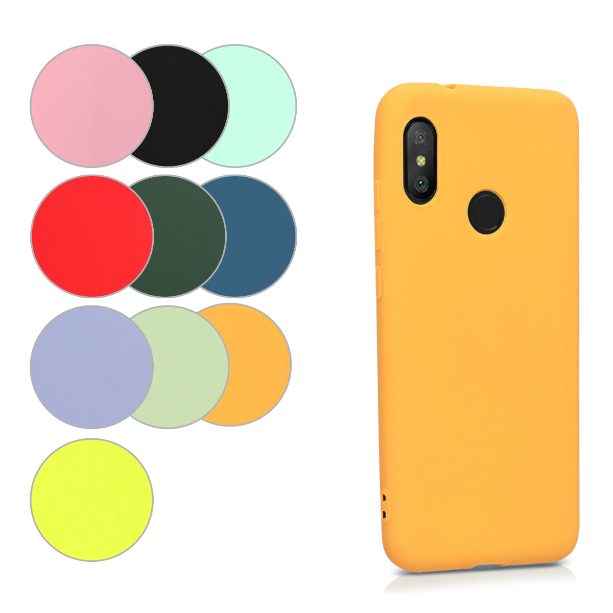 kwmobile Handyhülle für Xiaomi Redmi 6 Pro / Mi A2 Lite - Kabelloses Laden - Schutzhülle Cover
