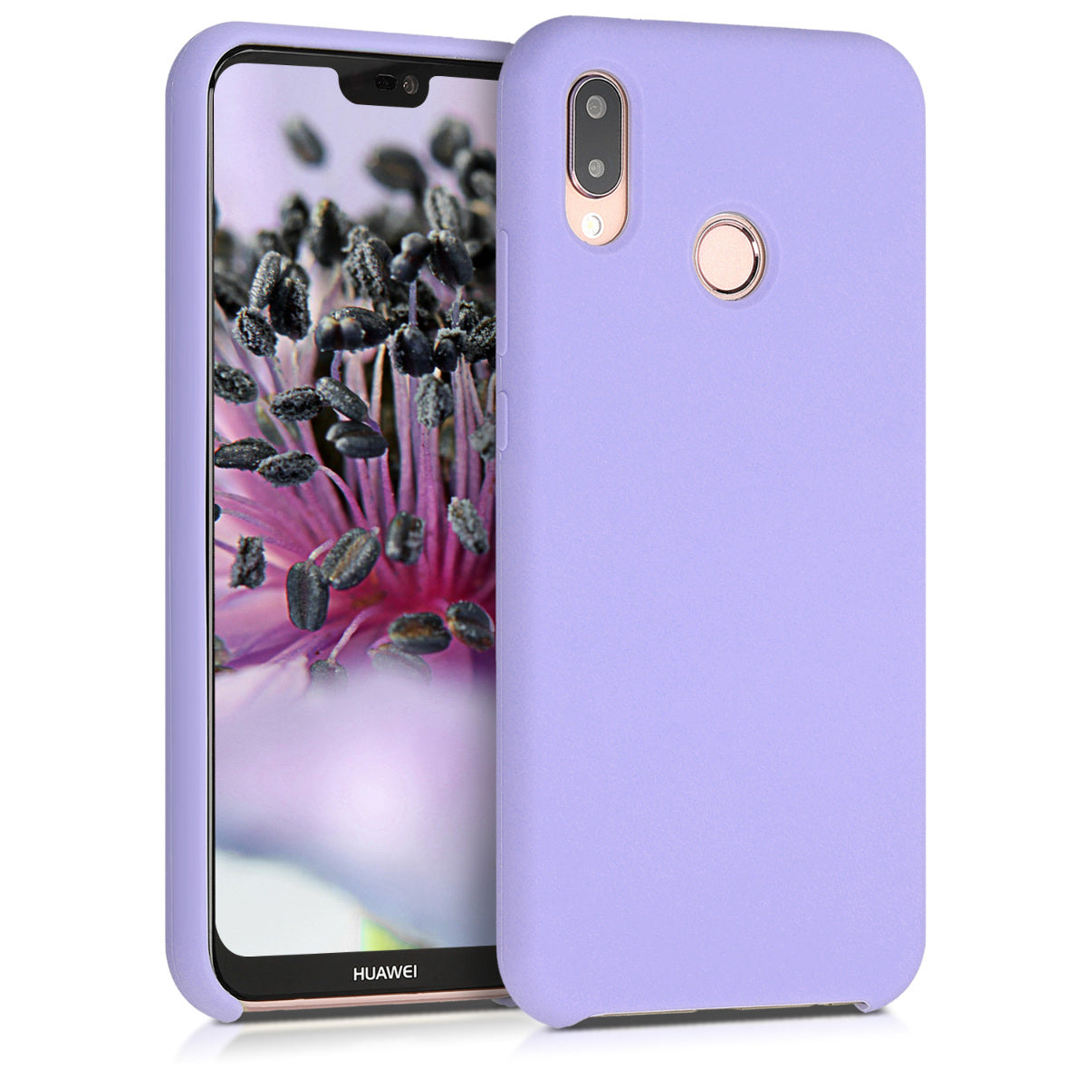 kwmobile Handyhülle für Huawei P20 Lite Hülle - Case Silikon - Kabelloses Laden - Schutzhülle Cover