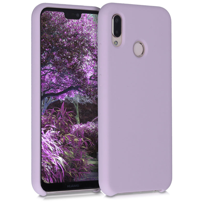 kwmobile Handyhülle für Huawei P20 Lite Hülle - Case Silikon - Kabelloses Laden - Schutzhülle Cover