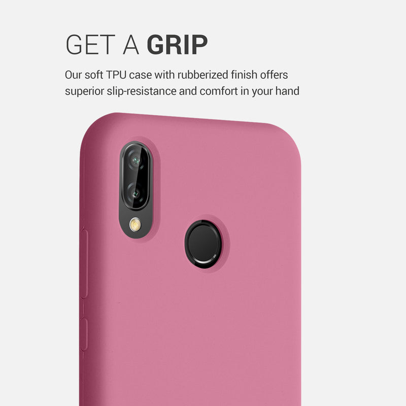 kwmobile Handyhülle für Huawei P20 Lite Hülle - Case Silikon - Kabelloses Laden - Schutzhülle Cover