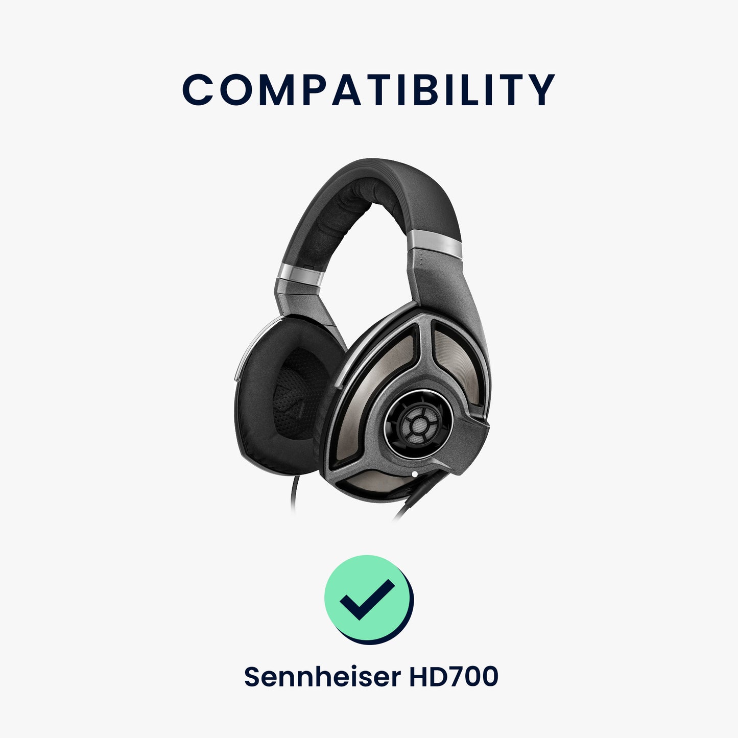 kwmobile Ohr Polster für Sennheiser HD700 Ohrpolster Ersatz Ohrpolster Kopfhörer Ersatzteile Kopfhörer Ersatzpolster Over Ear Headphones