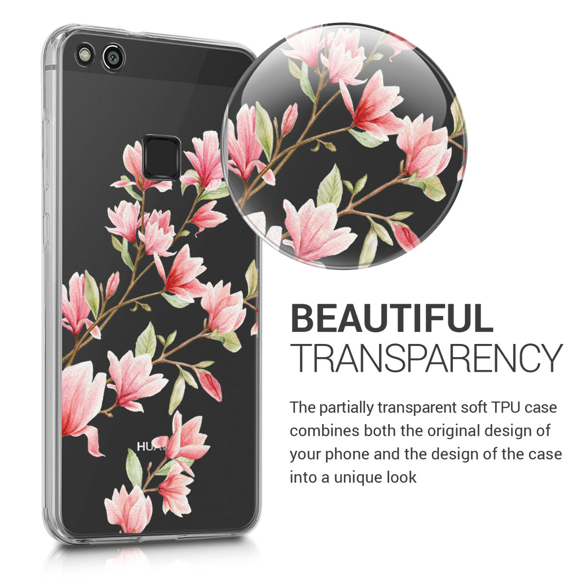 kwmobile Case kompatibel mit Huawei P10 Lite - Hülle Handy - Handyhülle Transparent