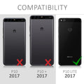 kwmobile Case kompatibel mit Huawei P10 Lite - Hülle Handy - Handyhülle Transparent