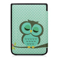 kwmobile Schutzhülle für Pocketbook InkPad 3 / 3 Pro / Color / Vivlio InkPad 3 Hülle - eReader Flip Case mit Auto Sleep Funktion - Travel Vintage