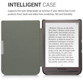 kwmobile Schutzhülle für Pocketbook InkPad 3 / 3 Pro / Color / Vivlio InkPad 3 Hülle - eReader Flip Case mit Auto Sleep Funktion - Travel Vintage