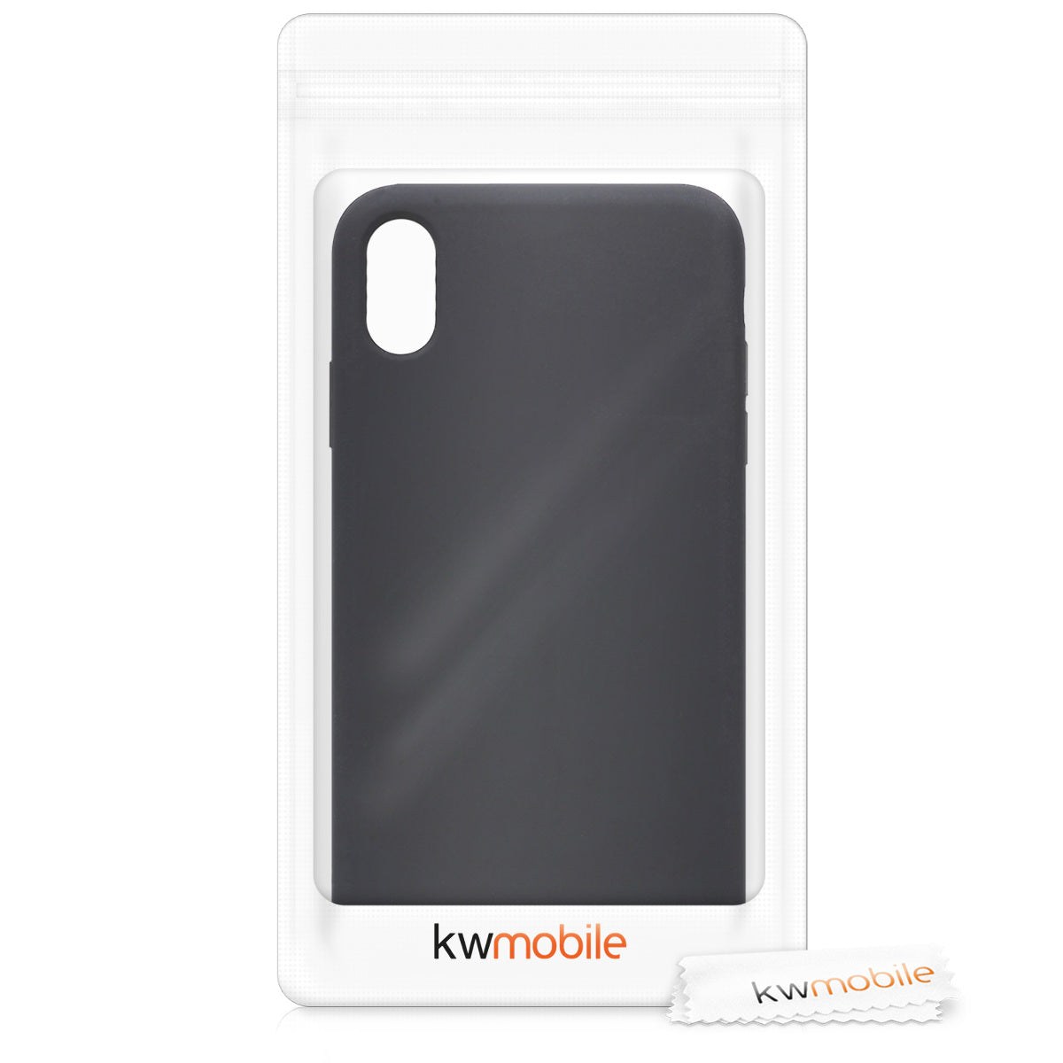 kwmobile Handyhülle für Apple iPhone XS Max Hülle - Case Silikon - Kabelloses Laden - Schutzhülle Cover