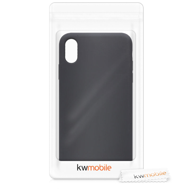 kwmobile Handyhülle für Apple iPhone XS Max Hülle - Case Silikon - Kabelloses Laden - Schutzhülle Cover