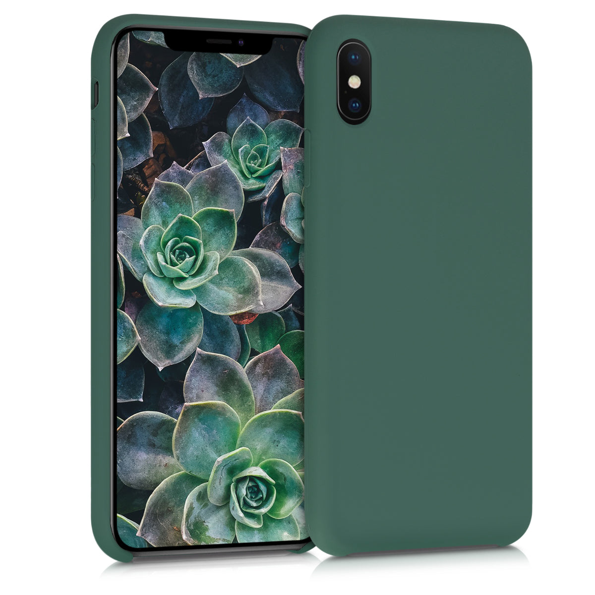 kwmobile Handyhülle für Apple iPhone XS Max Hülle - Case Silikon - Kabelloses Laden - Schutzhülle Cover
