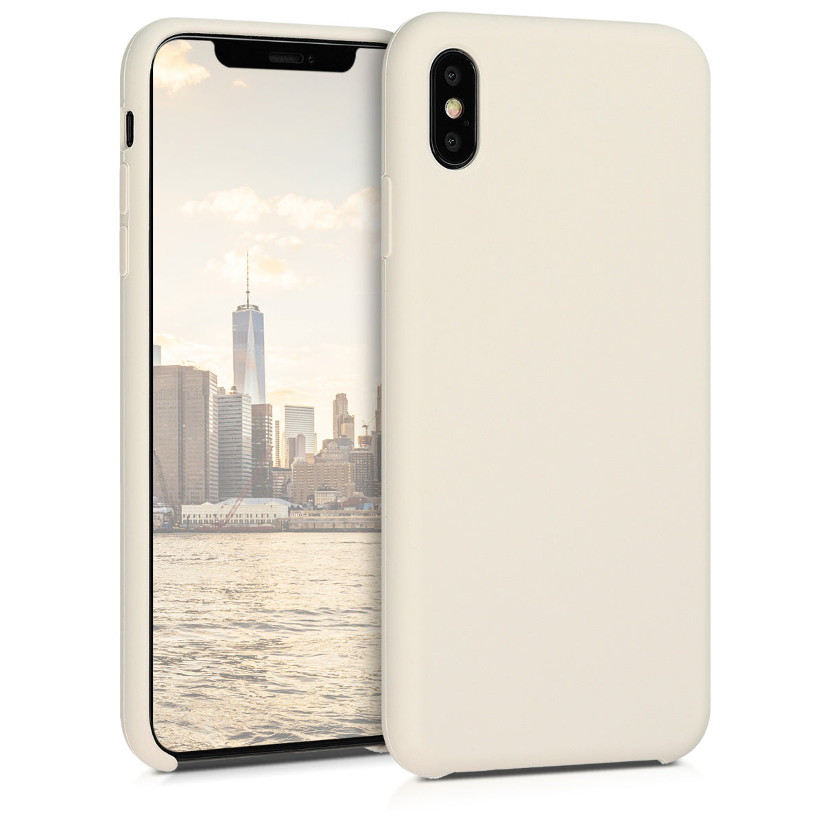 kwmobile Handyhülle für Apple iPhone XS Max Hülle - Case Silikon - Kabelloses Laden - Schutzhülle Cover