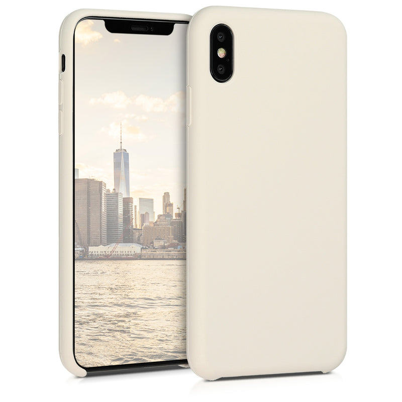 kwmobile Handyhülle für Apple iPhone XS Max Hülle - Case Silikon - Kabelloses Laden - Schutzhülle Cover