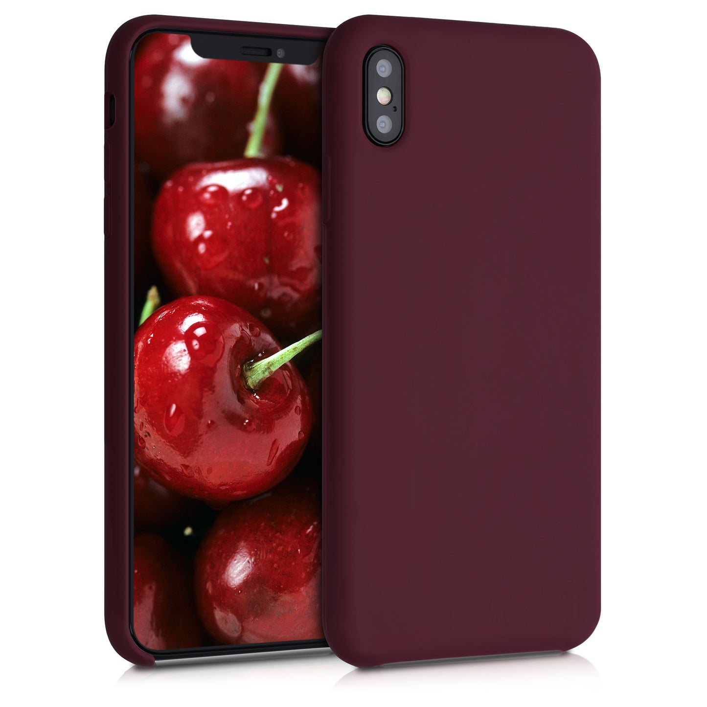kwmobile Handyhülle für Apple iPhone XS Max Hülle - Case Silikon - Kabelloses Laden - Schutzhülle Cover
